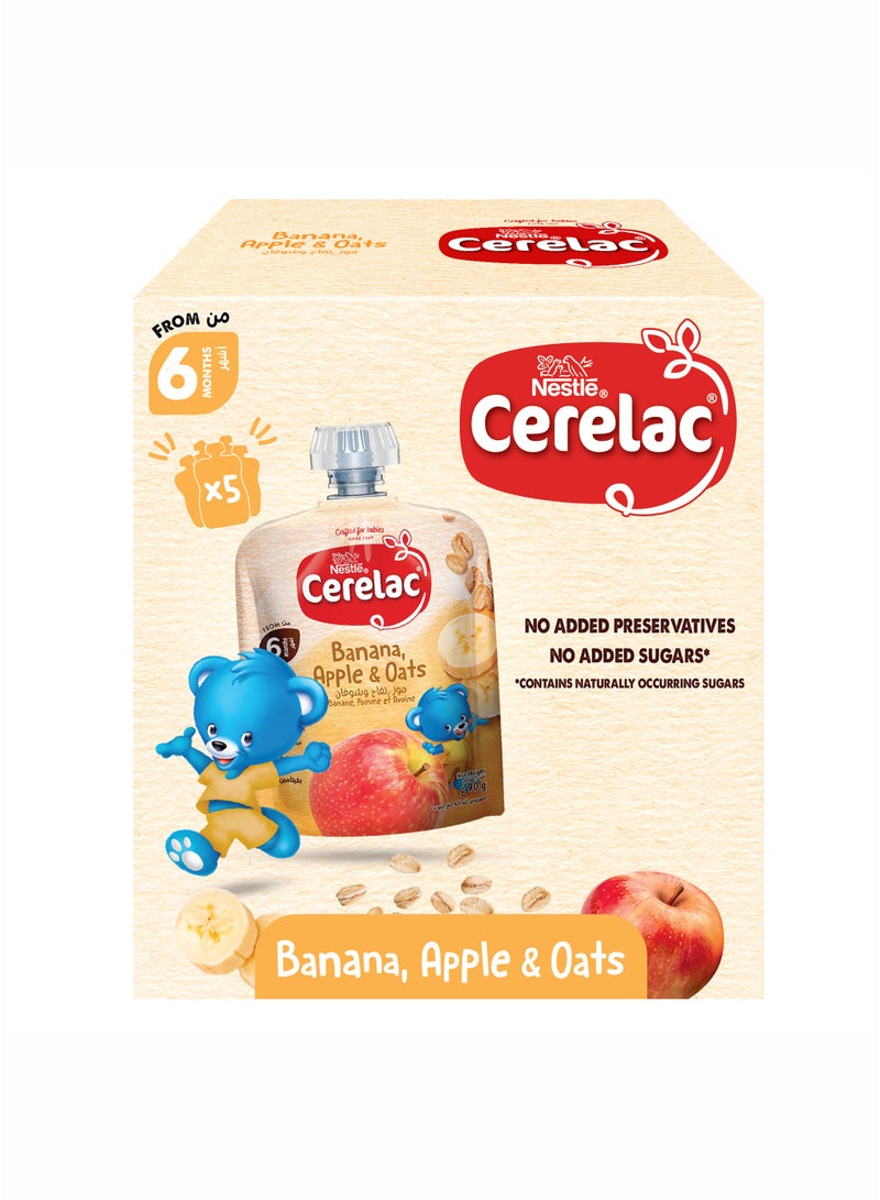 Cerelac هريس التفاح والموز والشوفان - Image 1